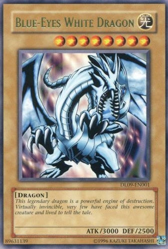 Blue-Eyes White Dragon (Green) [DL09-EN001] Rare | Pegasus Games WI