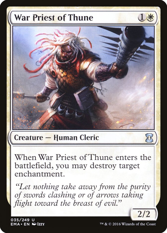 War Priest of Thune [Eternal Masters] | Pegasus Games WI