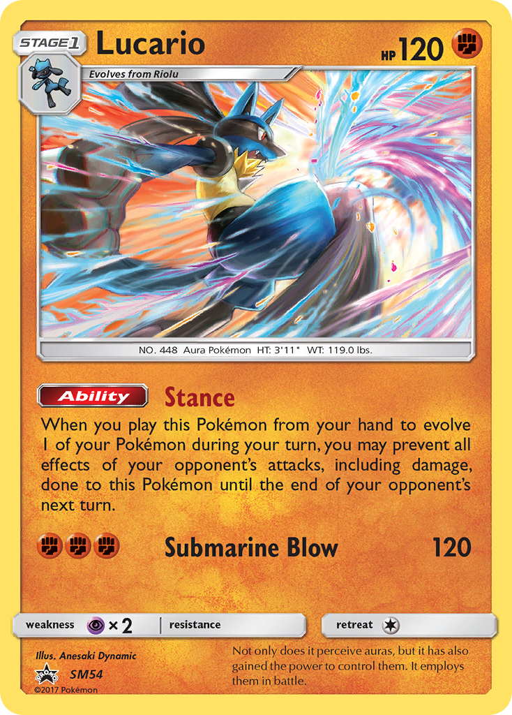 Lucario (SM54) [Sun & Moon: Black Star Promos] | Pegasus Games WI