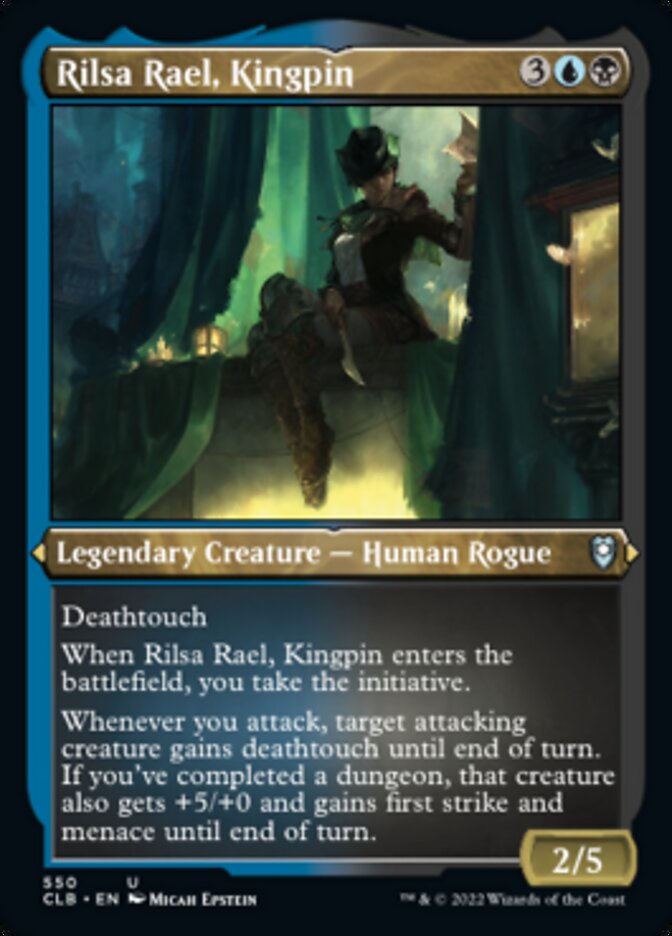 Rilsa Rael, Kingpin (Foil Etched) [Commander Legends: Battle for Baldur's Gate] | Pegasus Games WI