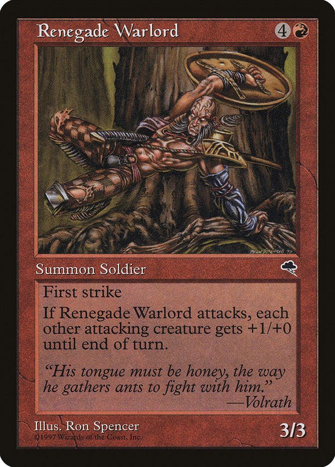 Renegade Warlord [Tempest] | Pegasus Games WI