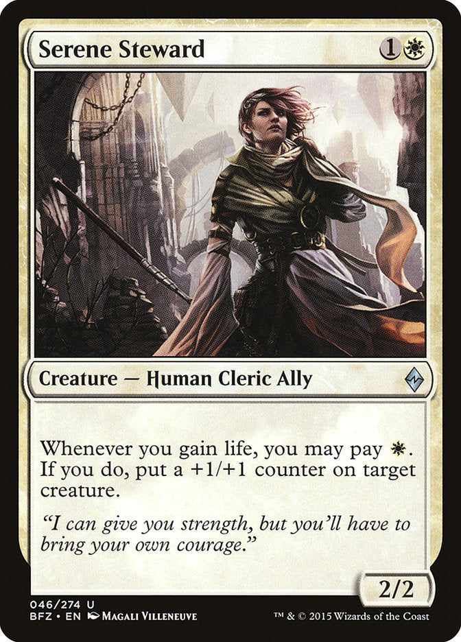 Serene Steward [Battle for Zendikar] | Pegasus Games WI