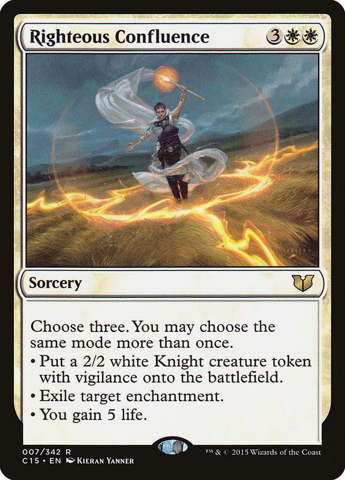 Righteous Confluence [Commander 2015] | Pegasus Games WI