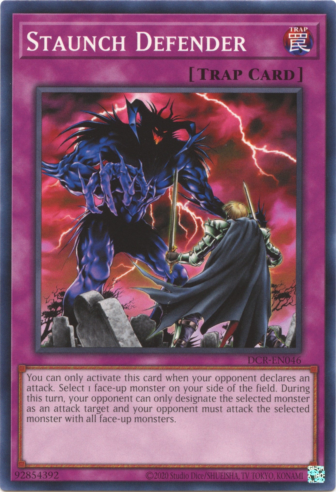 Staunch Defender (25th Anniversary) [DCR-EN046] Common | Pegasus Games WI