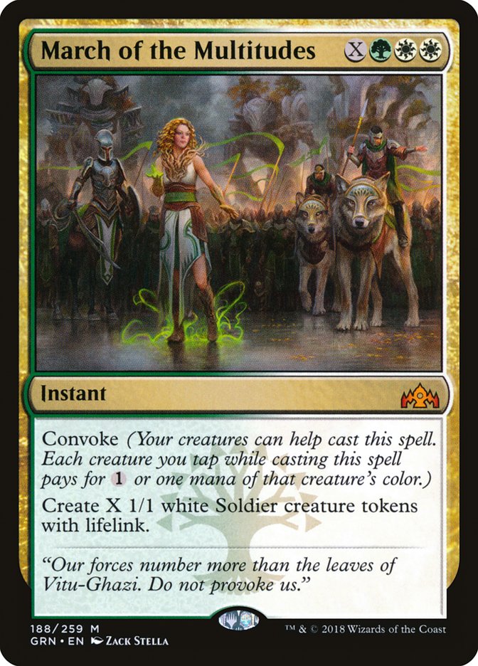 March of the Multitudes [Guilds of Ravnica] | Pegasus Games WI