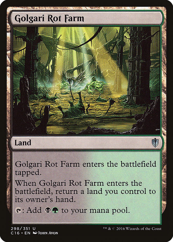 Golgari Rot Farm [Commander 2016] | Pegasus Games WI