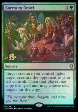 Barroom Brawl [Commander Legends: Battle for Baldur's Gate Prerelease Promos] | Pegasus Games WI