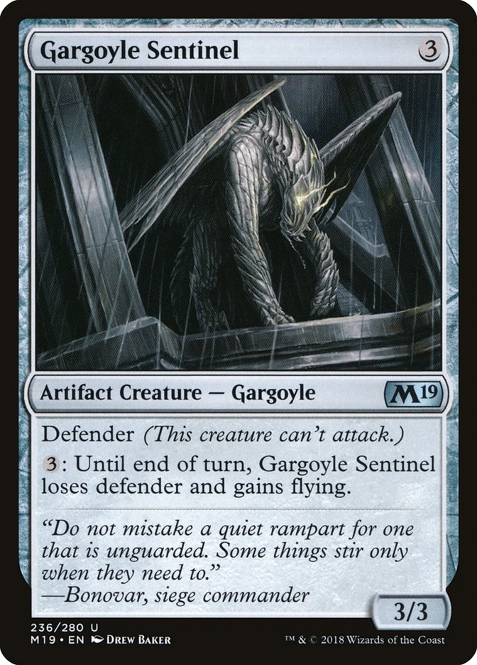 Gargoyle Sentinel [Core Set 2019] | Pegasus Games WI