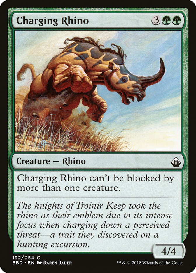 Charging Rhino [Battlebond] | Pegasus Games WI