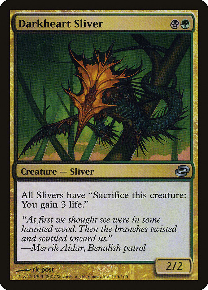 Darkheart Sliver [Planar Chaos] | Pegasus Games WI