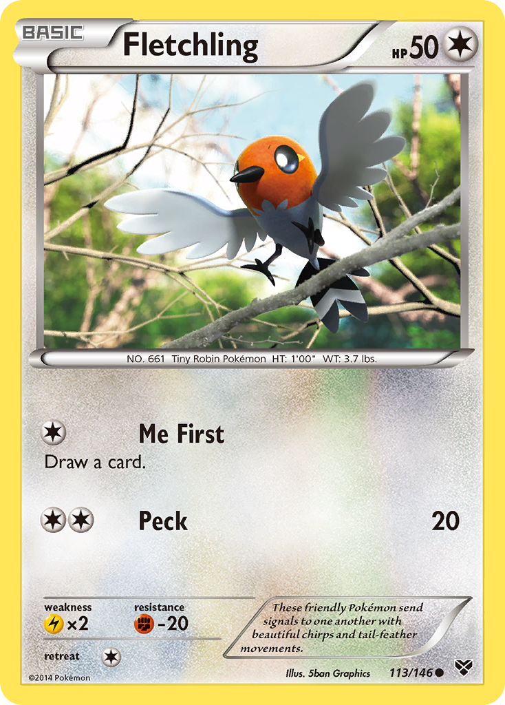 Fletchling (113/146) [XY: Base Set] | Pegasus Games WI