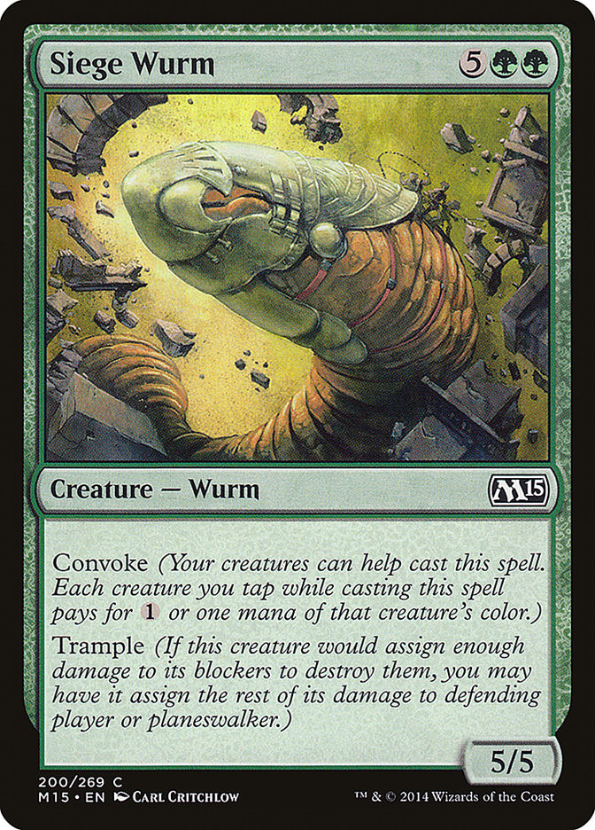 Siege Wurm [Magic 2015] | Pegasus Games WI