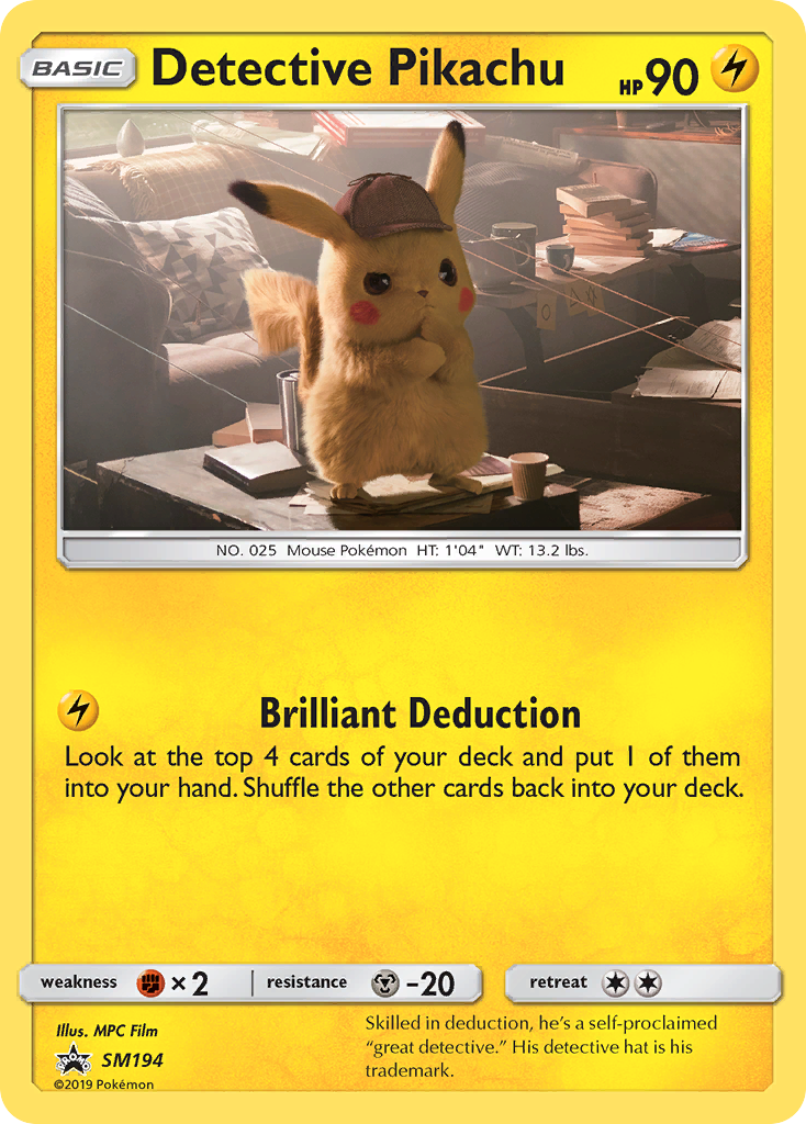 Detective Pikachu (SM194) [Sun & Moon: Black Star Promos] | Pegasus Games WI