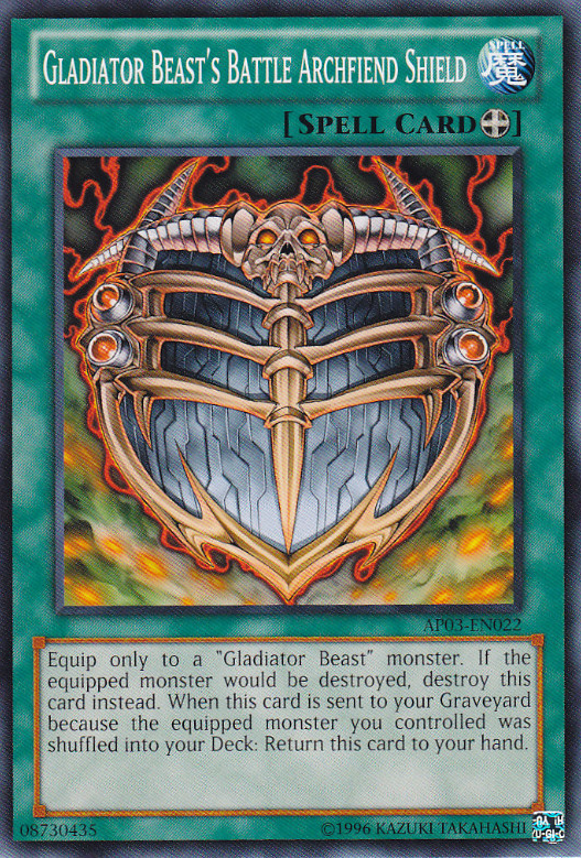 Gladiator Beast's Battle Archfiend Shield [AP03-EN022] Common | Pegasus Games WI