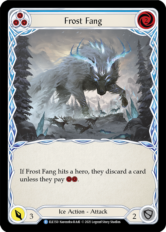 Frost Fang (Blue) [ELE150] (Tales of Aria)  1st Edition Normal | Pegasus Games WI