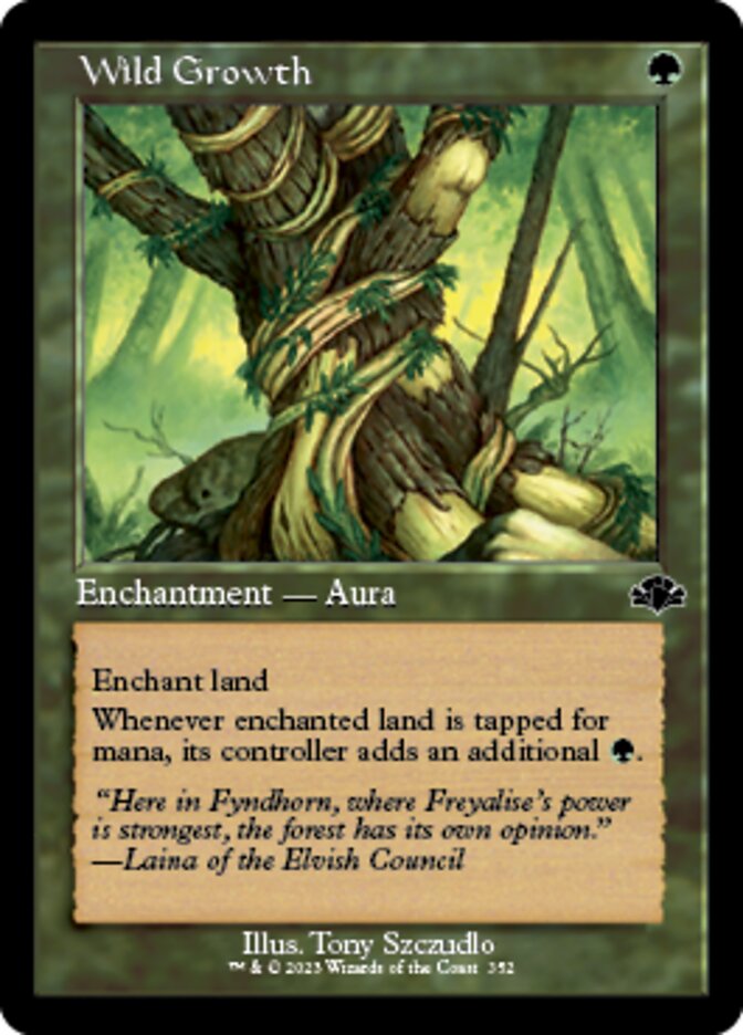 Wild Growth (Retro) [Dominaria Remastered] | Pegasus Games WI