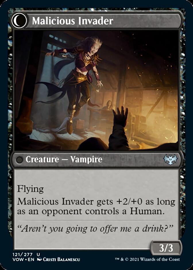 Innocent Traveler // Malicious Invader [Innistrad: Crimson Vow] | Pegasus Games WI