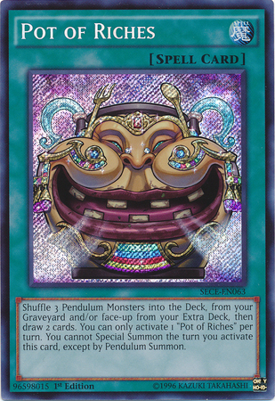 Pot of Riches [SECE-EN063] Secret Rare | Pegasus Games WI