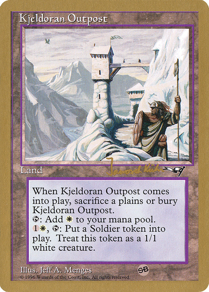 Kjeldoran Outpost (Janosch Kuhn) [World Championship Decks 1997] | Pegasus Games WI