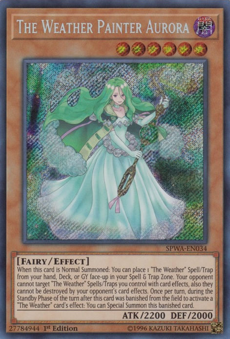 The Weather Painter Aurora [SPWA-EN034] Secret Rare | Pegasus Games WI