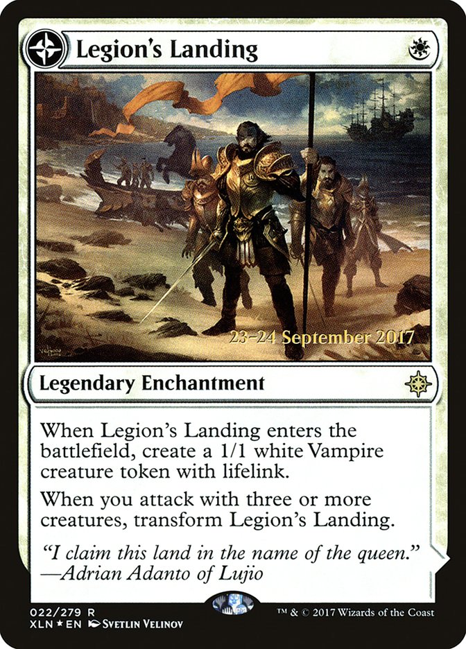 Legion's Landing // Adanto, the First Fort [Ixalan Prerelease Promos] | Pegasus Games WI