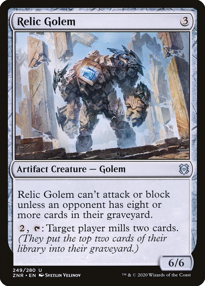 Relic Golem [Zendikar Rising] | Pegasus Games WI