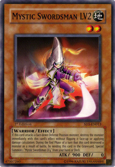 Mystic Swordsman LV2 [SD5-EN013] Common | Pegasus Games WI