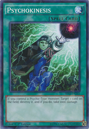 Psychokinesis (Shatterfoil) [BP03-EN161] Common | Pegasus Games WI