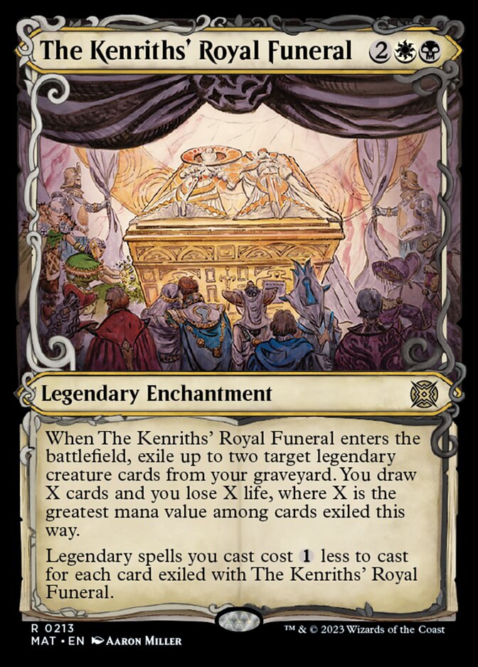 The Kenriths' Royal Funeral (Showcase Halo Foil) [March of the Machine: The Aftermath] | Pegasus Games WI