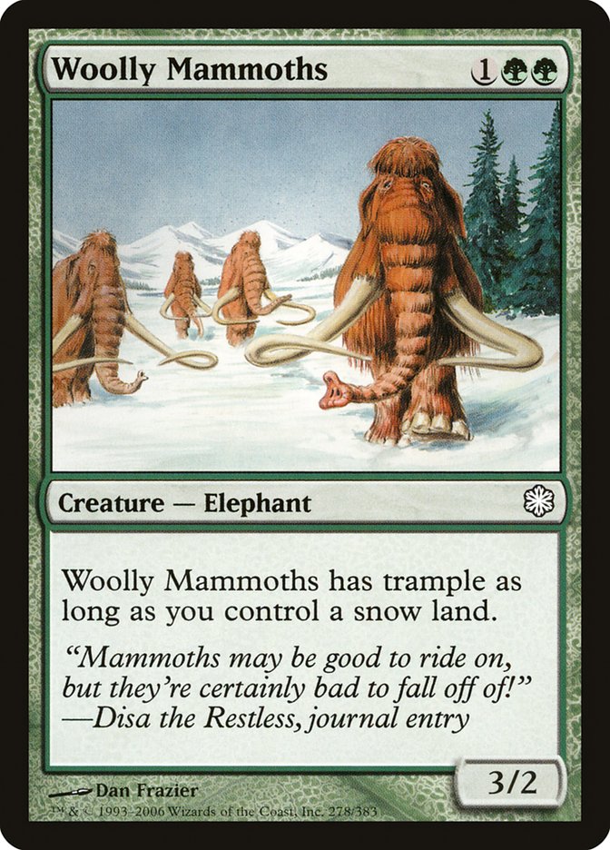 Woolly Mammoths [Coldsnap Theme Decks] | Pegasus Games WI