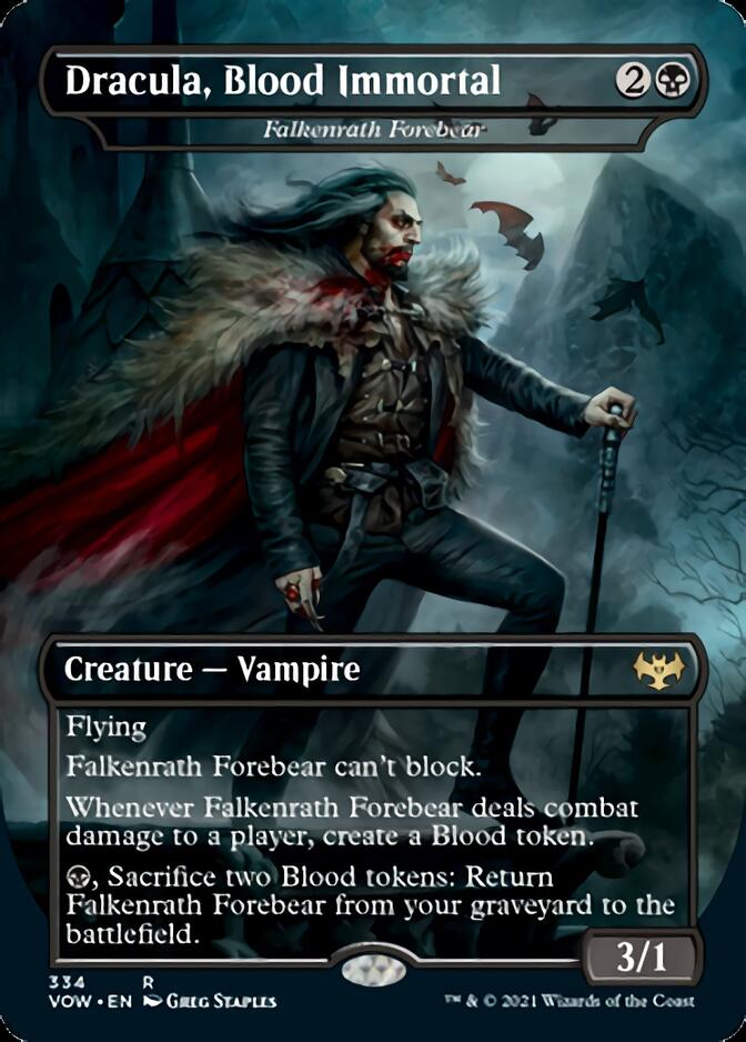 Falkenrath Forebear - Dracula, Blood Immortal [Innistrad: Crimson Vow] | Pegasus Games WI