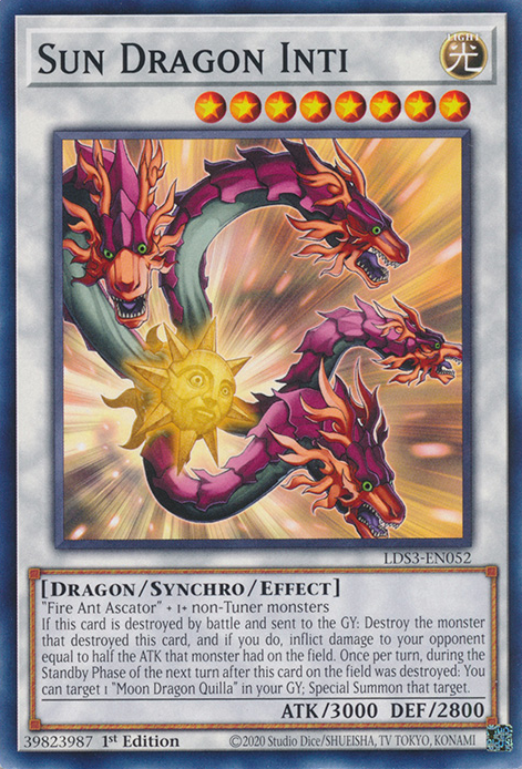 Sun Dragon Inti [LDS3-EN052] Common | Pegasus Games WI