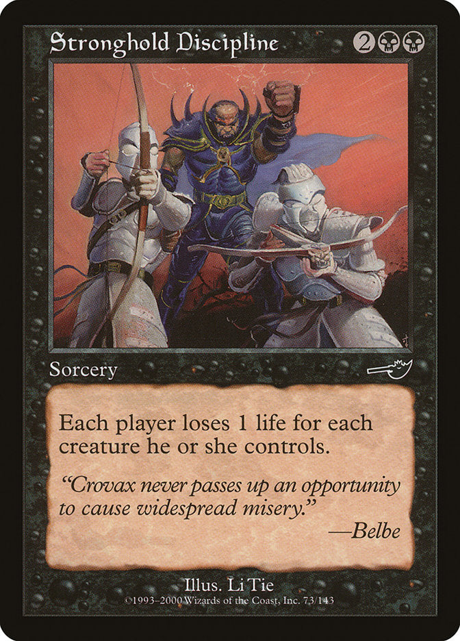Stronghold Discipline [Nemesis] | Pegasus Games WI