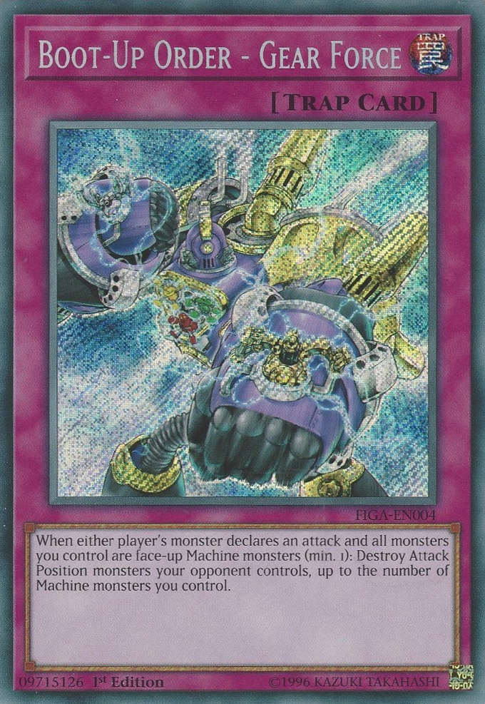 Boot-Up Order - Gear Force [FIGA-EN004] Secret Rare | Pegasus Games WI