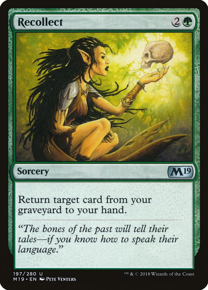 Recollect [Core Set 2019] | Pegasus Games WI
