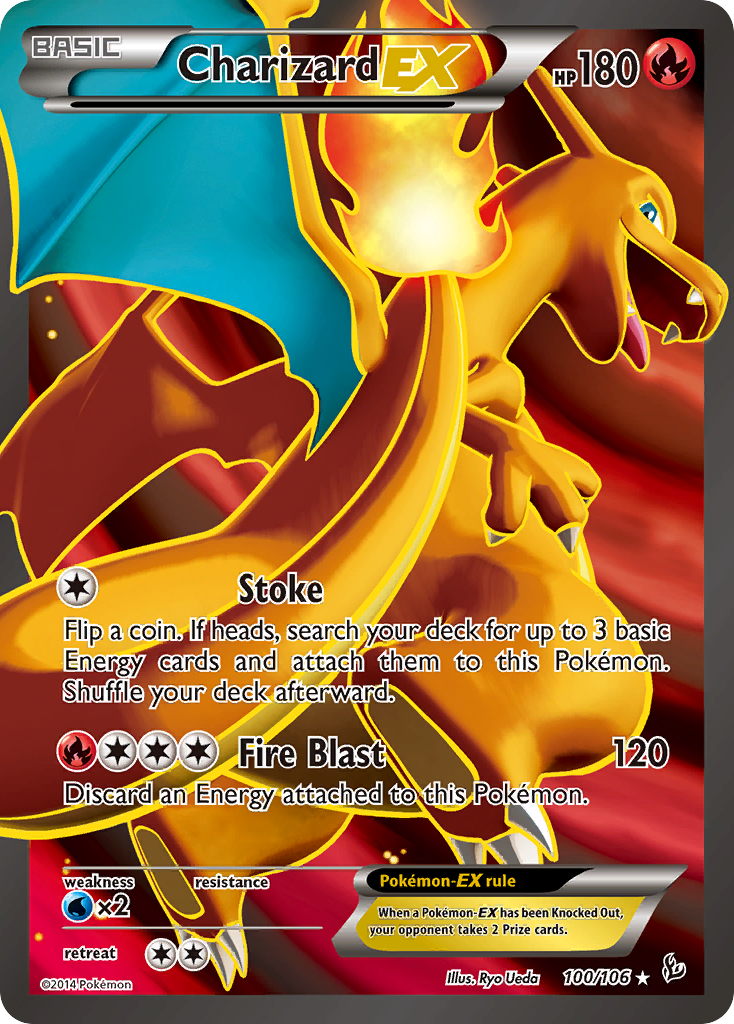 Charizard EX (100/106) [XY: Flashfire] | Pegasus Games WI