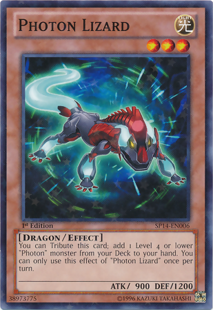 Photon Lizard [SP14-EN006] Starfoil Rare | Pegasus Games WI