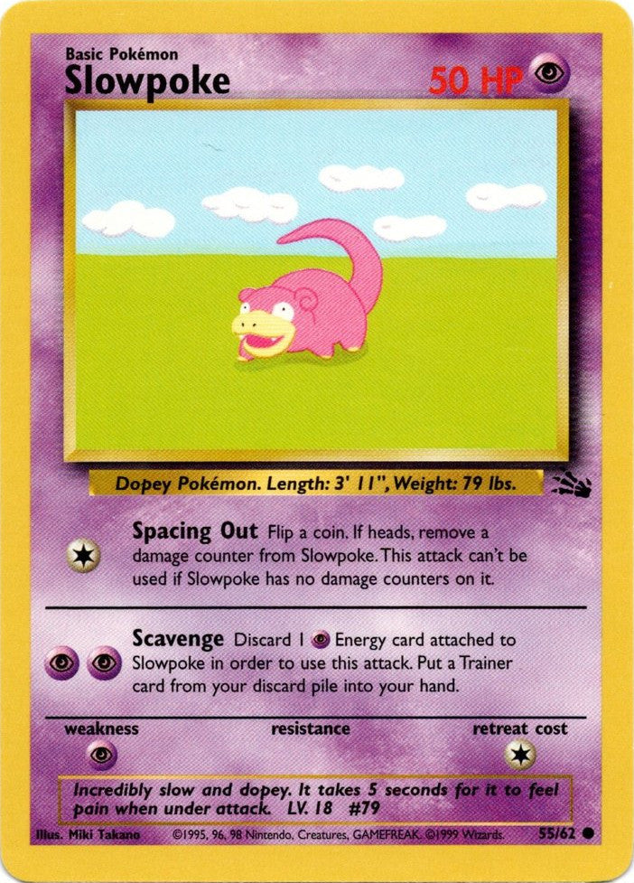 Slowpoke (55/62) [Fossil Unlimited] | Pegasus Games WI