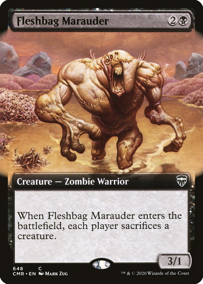 Fleshbag Marauder (Extended Art) [Commander Legends] | Pegasus Games WI