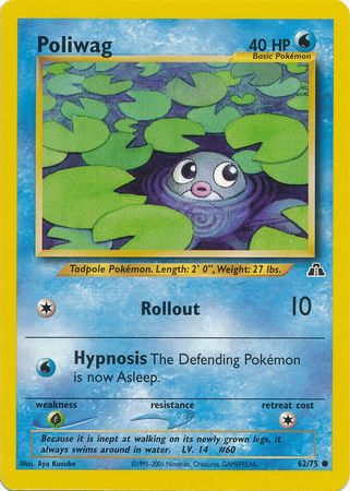 Poliwag (62/75) [Neo Discovery Unlimited] | Pegasus Games WI