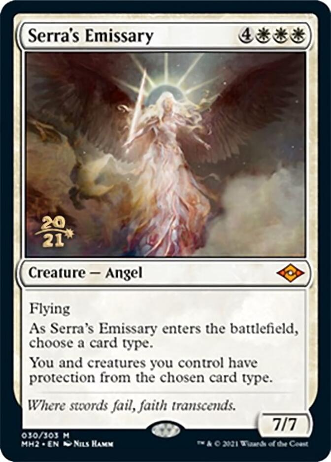 Serra's Emissary [Modern Horizons 2 Prerelease Promos] | Pegasus Games WI