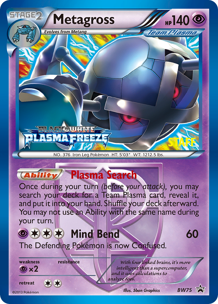 Metagross (BW75) [Black & White: Black Star Promos] | Pegasus Games WI