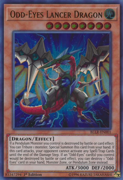 Odd-Eyes Lancer Dragon [BLLR-EN001] Ultra Rare | Pegasus Games WI