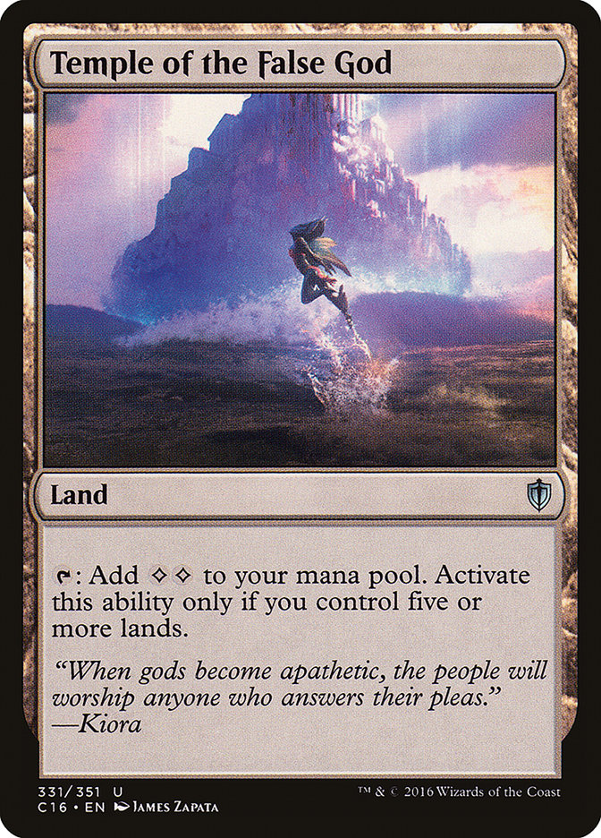 Temple of the False God [Commander 2016] | Pegasus Games WI