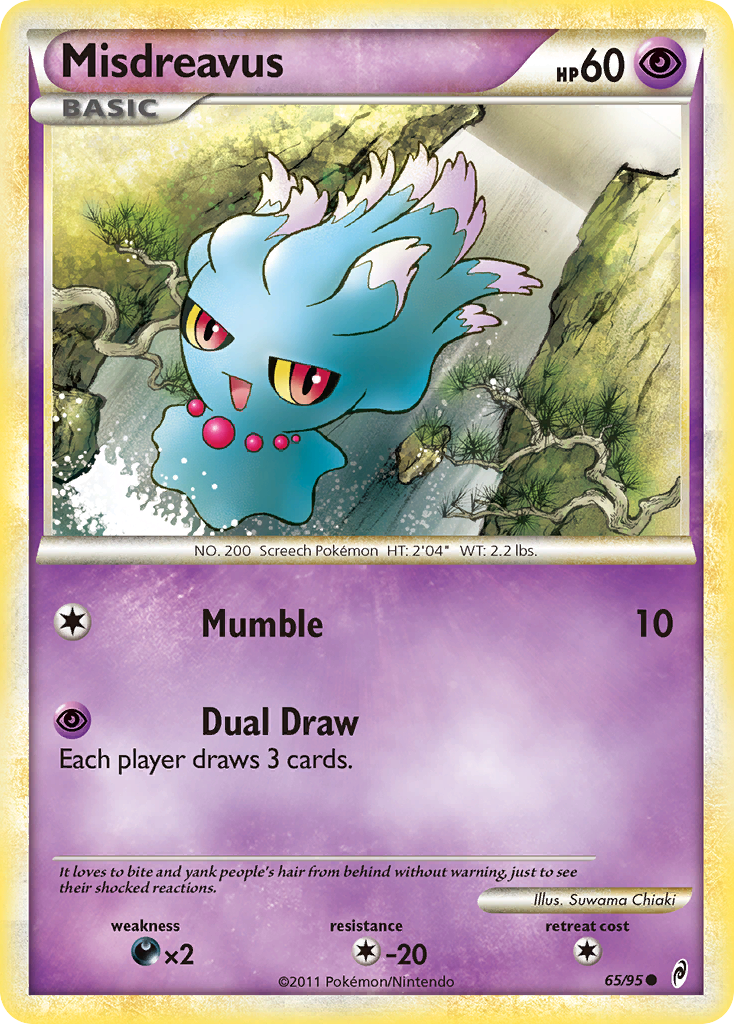 Misdreavus (65/95) [HeartGold & SoulSilver: Call of Legends] | Pegasus Games WI