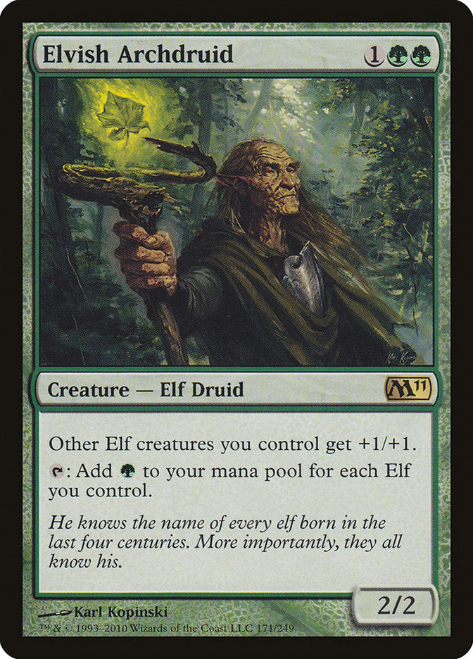Elvish Archdruid [Magic 2011] | Pegasus Games WI