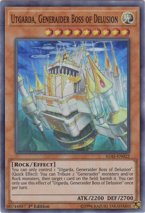 Utgarda, Generaider Boss of Delusion [IGAS-EN022] Super Rare | Pegasus Games WI