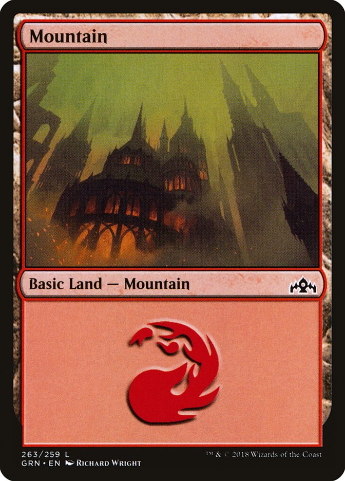 Mountain (263) [Guilds of Ravnica] | Pegasus Games WI