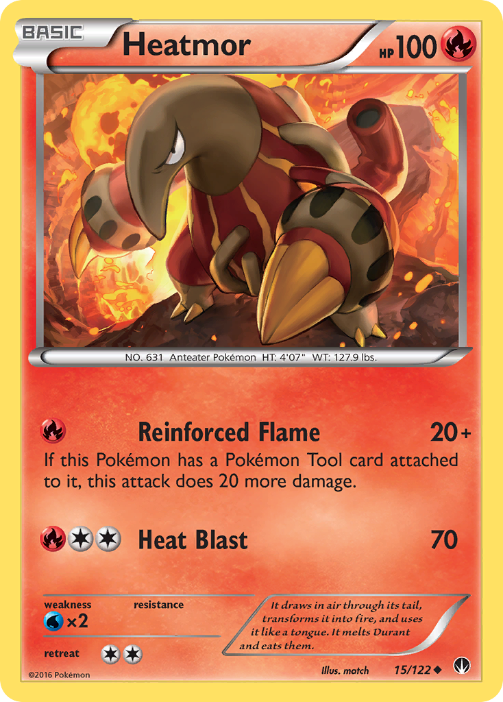 Heatmor (15/122) [XY: BREAKpoint] | Pegasus Games WI