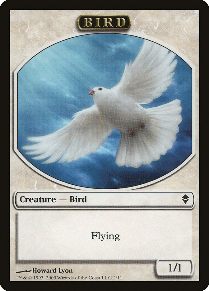 Bird Token [Zendikar Tokens] | Pegasus Games WI